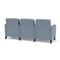 Lesro Siena 3 Seat Tandem Seating, Walnut, RS RainSong Back, MD Titan Seat, RS RainSong Panels SN3103 - alternate 2